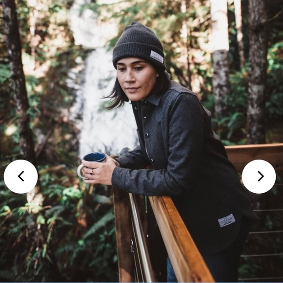 NEW Anián Modern Melton Wool shirt - size XS. - Picture 2 of 7